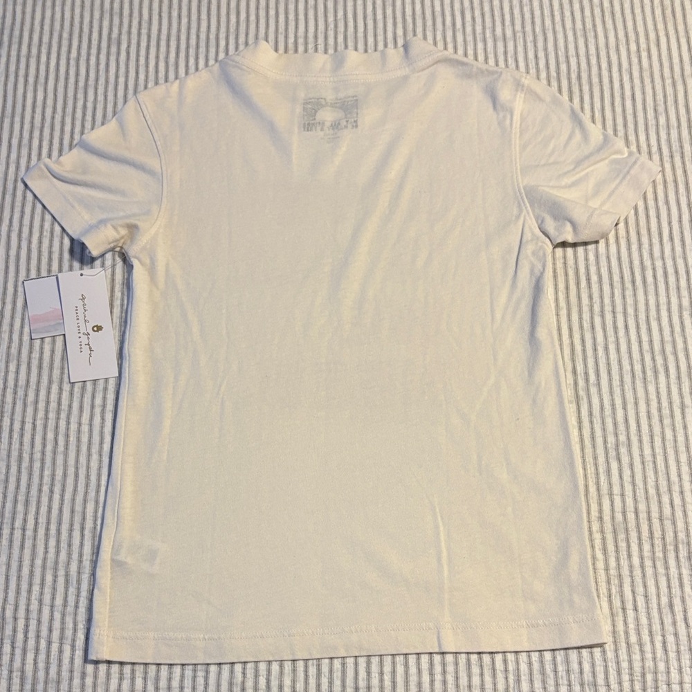 Spiritual Gangster Love is Tally Shrunken Tee ~ Small ~ Cream ~ NWT - Picture 6 of 7
